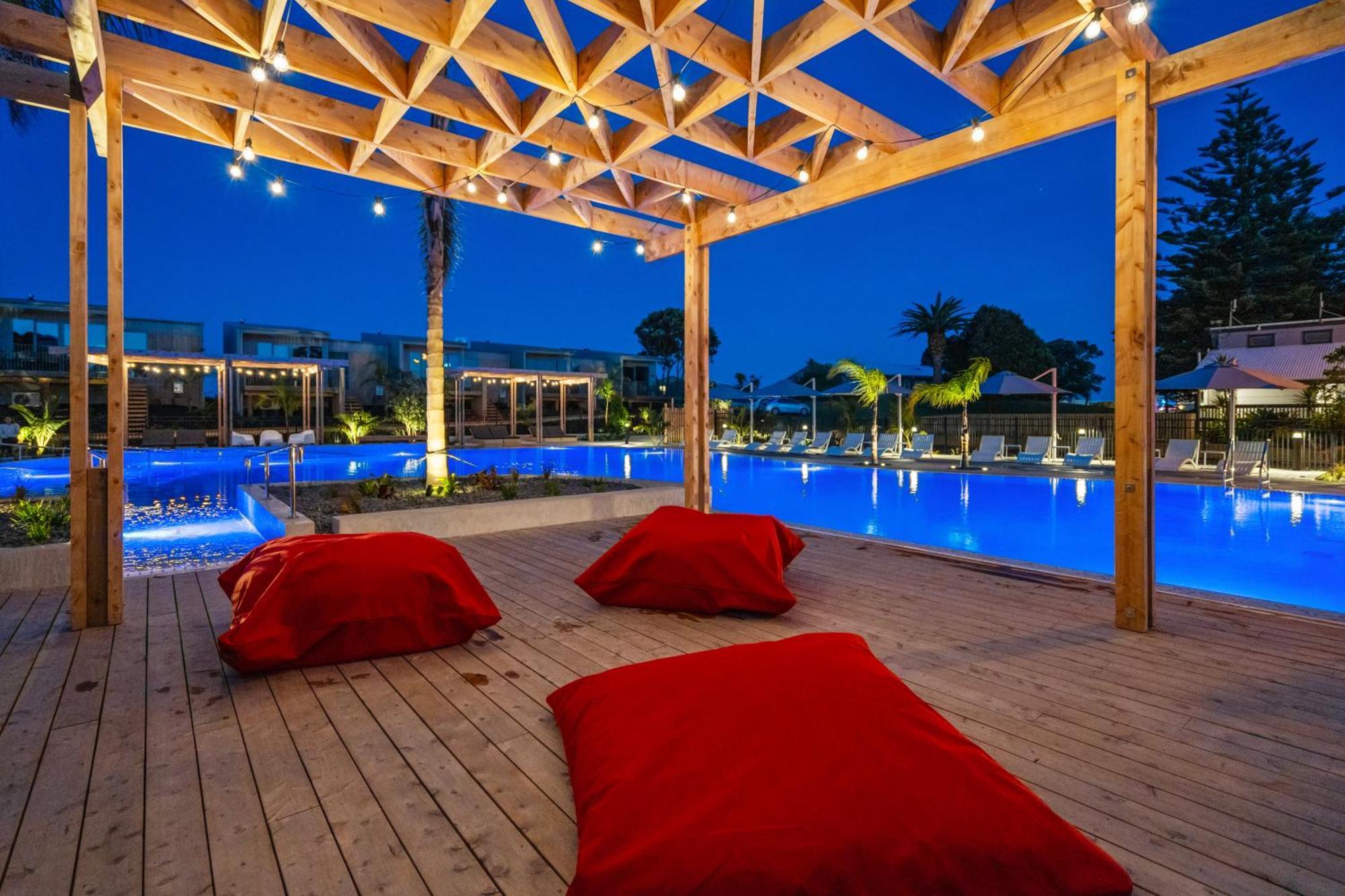 Tasman Holiday Parks - Papamoa Beach المظهر الخارجي الصورة Pergola